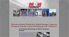 Desktop Screenshot of milwaukeebearing.com